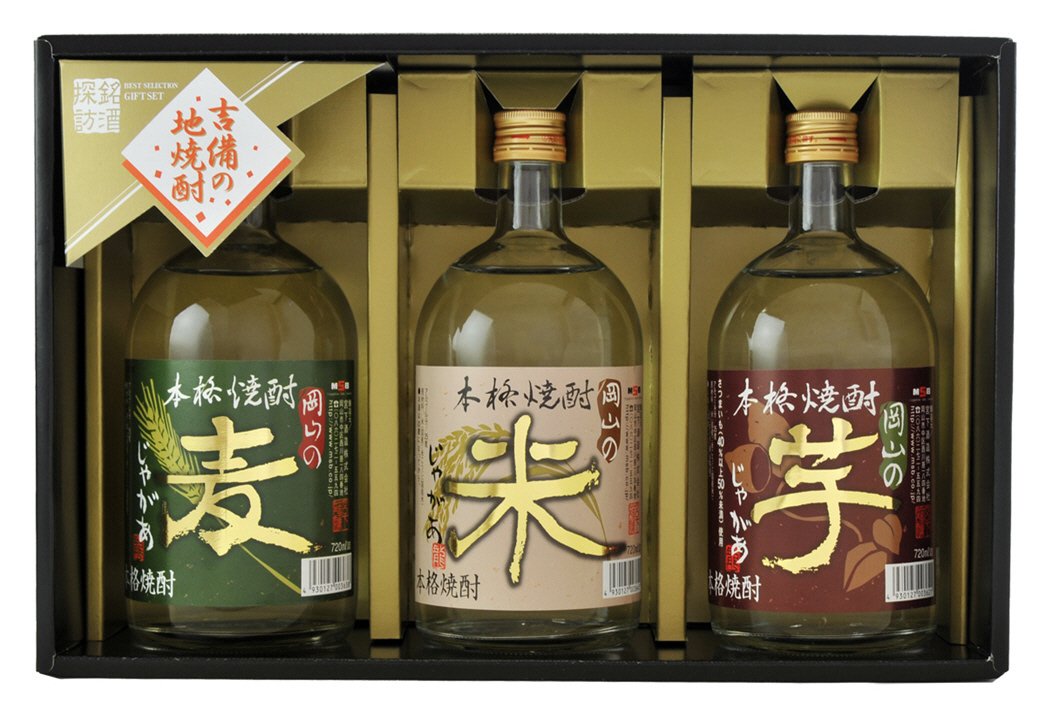 本格焼酎飲み比べ３本セットＫＩＭ－４０