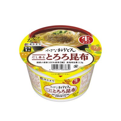 小さなおうどんとろろ昆布