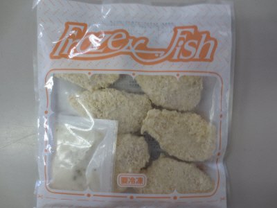（冷凍食品）タルタルソースで食べるかじきソテー