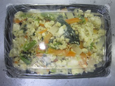菜の花と筍の炒り豆腐