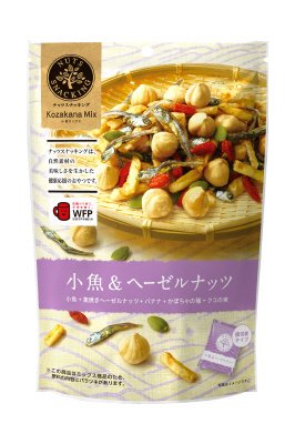 ナッツスナッキング　ＫＭ　小魚＆ヘーゼルナッツ