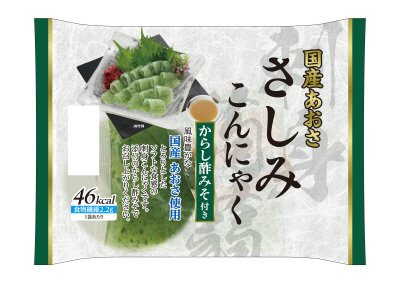 国産あおささしみこんにゃく