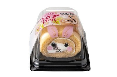 桜もち風うさぎロール