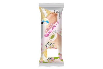 桜と抹茶のもちもちスティッククレープ