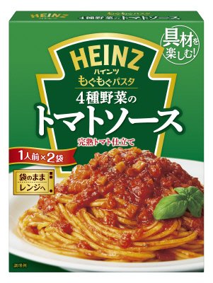 もぐもぐパスタ 4種野菜のトマトソース