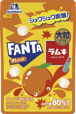 大粒ラムネ＜ファンタオレンジ＞