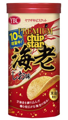 プレミアムチップスター海老　しお味(１０％増量)