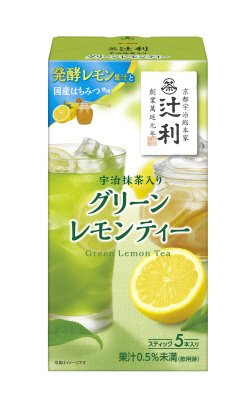 辻利　５Ｐ　宇治抹茶入りグリーンレモンティー