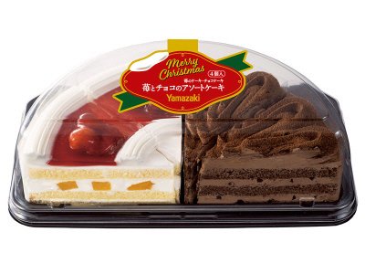 クリスマス　苺とチョコのアソートケーキ（４）