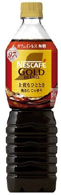 ネスカフェ　ゴールドブレンド　上質なひととき　ボトルコーヒー　カフェインレス　無糖　７２０ｍｌ