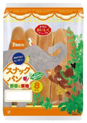 スナックパン野菜と果物８本入