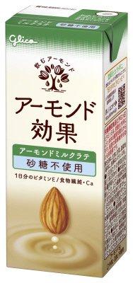 アーモンド効果　アーモンドミルクラテ　砂糖不使用　２００ｍｌ