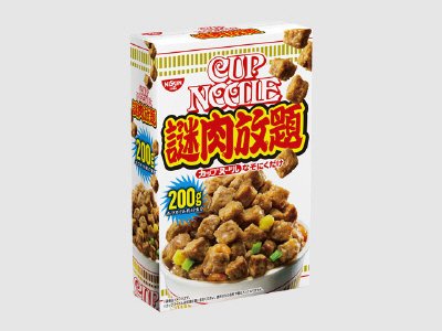 カップヌードル　謎肉放題