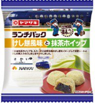 ランチパック（けし餅風味と抹茶ホイップ）