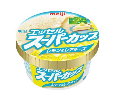 エッセルスーパーカップレモンのレアチーズ