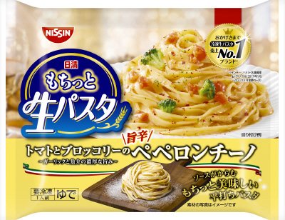 日清もちっと生パスタ　旨辛ペペロンチーノ