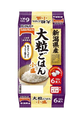 新潟県産大粒ごはん　小盛（分割）６食