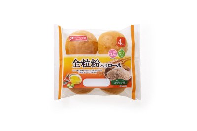 全粒粉入りロール４個入