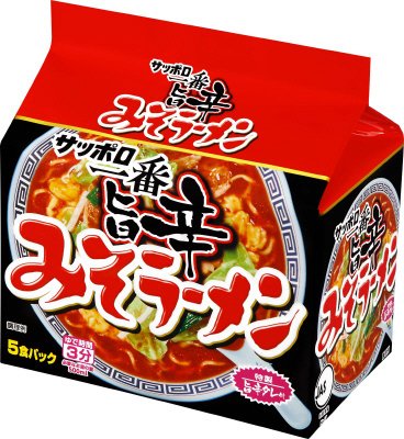 サッポロ一番　みそラーメン　旨辛　５食パック