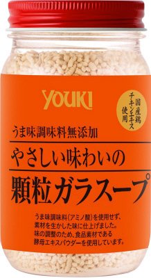 やさしい味わいの顆粒ガラスープ