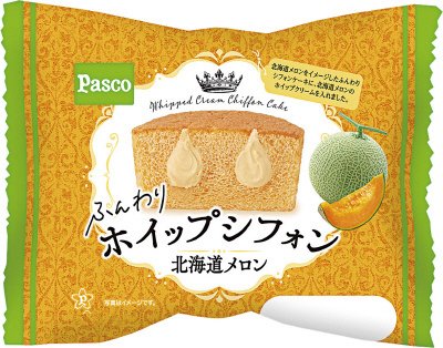 ふんわりホイップシフォン　北海道メロン