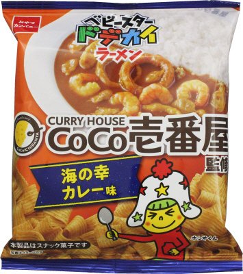 ベビースタードデカイラーメンＣｏＣｏ壱番屋海の幸カレー味
