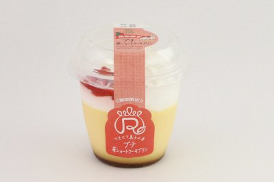 プチ苺ショートケーキプリン