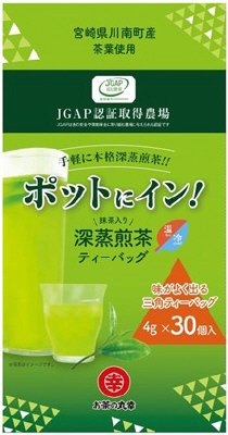 ポットにイン！抹茶入り深蒸煎茶ティーバッグ