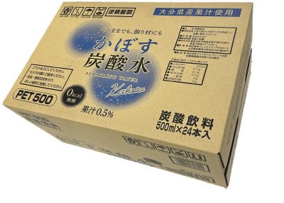 かぼす炭酸水　５００ｍｌ×２４本