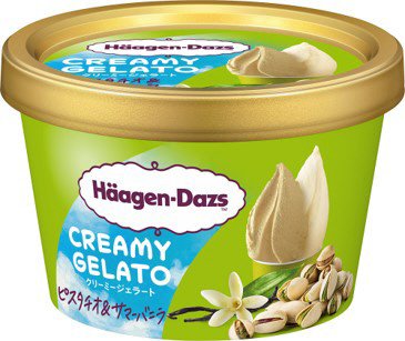 ミニカップ　CREAMY GELATO　ピスタチオ＆サマーバニラ