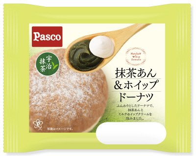 抹茶あん＆ホイップドーナツ
