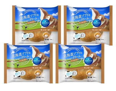 北海道ソフトのシュークリーム・チョコ＆ミルク４コ入（北海道ソフトのシュークリーム・チョコ＆ミルク）