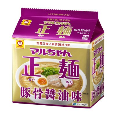 マルちゃん正麺　豚骨醤油　５食パック