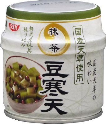国産天草使用　抹茶豆寒天