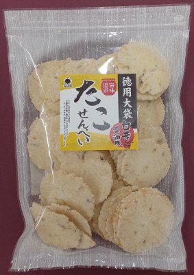 徳用大袋　たこせんべい甘辛醤油味