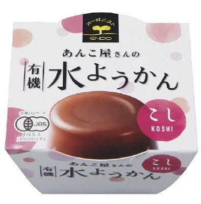Ｅあんこ屋さんの有機水ようかん　こし