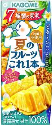 夏のフルーツこれ一本　パイン＆シトラスレモンブレンド