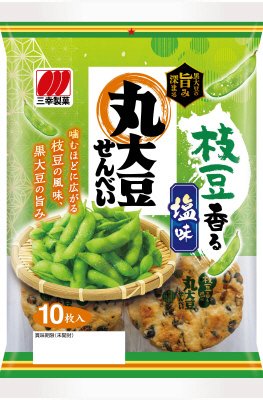 丸大豆せんべい　枝豆香る塩味