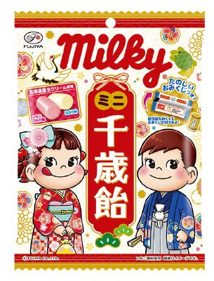 ミルキーミニ千歳飴袋
