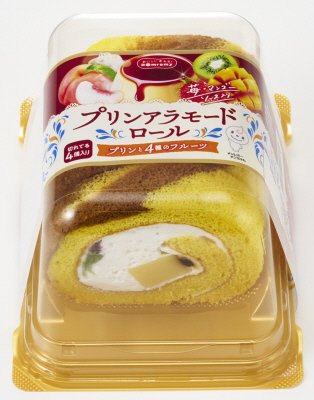 プリンアラモードロール