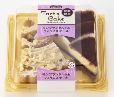モンブランタルト＆ティラミスケーキ