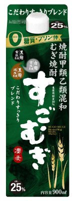 むぎ焼酎　すごむぎ　２５％