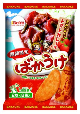 ばかうけ　トマトカレー味