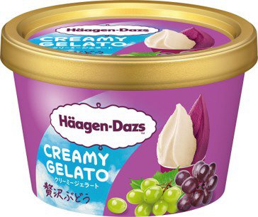 ミニカップ　CREAMY GELATO　贅沢ぶどう