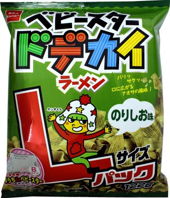 ベビースタードデカイラーメンのりしお味Ｌサイズパック