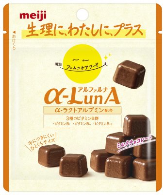 明治フェムニケアフード　α－ＬｕｎＡミルクチョコレート