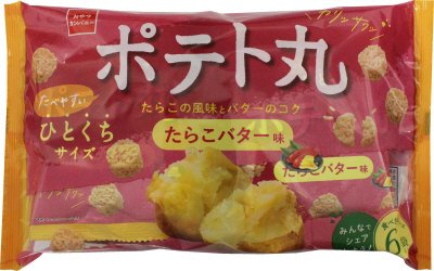 ポテト丸たらこバター味６袋入り