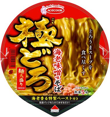 極どろ　海老味噌味そば　麺大盛り