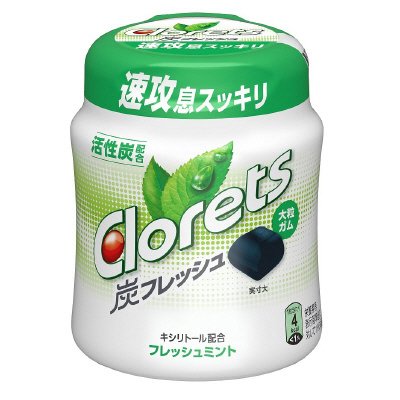 クロレッツ 炭フレッシュ フレッシュミントボトル