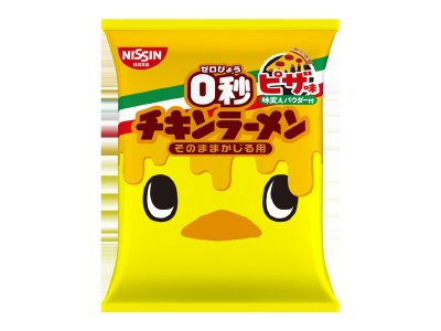 ０秒チキンラーメン　ピザ味パウダー付